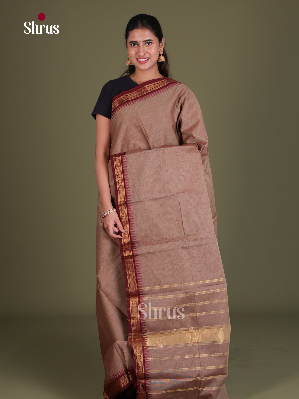 Chettinad Cotton Saree - EES18049 - Shop on Shrus.com