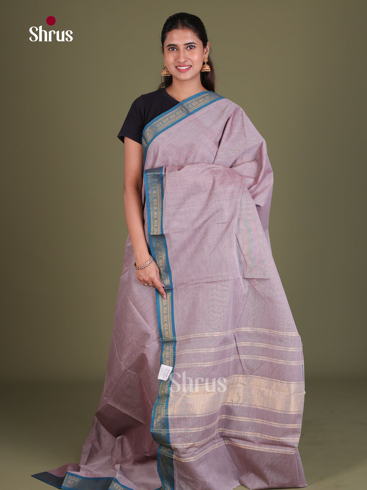 Chettinad Cotton Saree - EES18051 - Shop on Shrus.com
