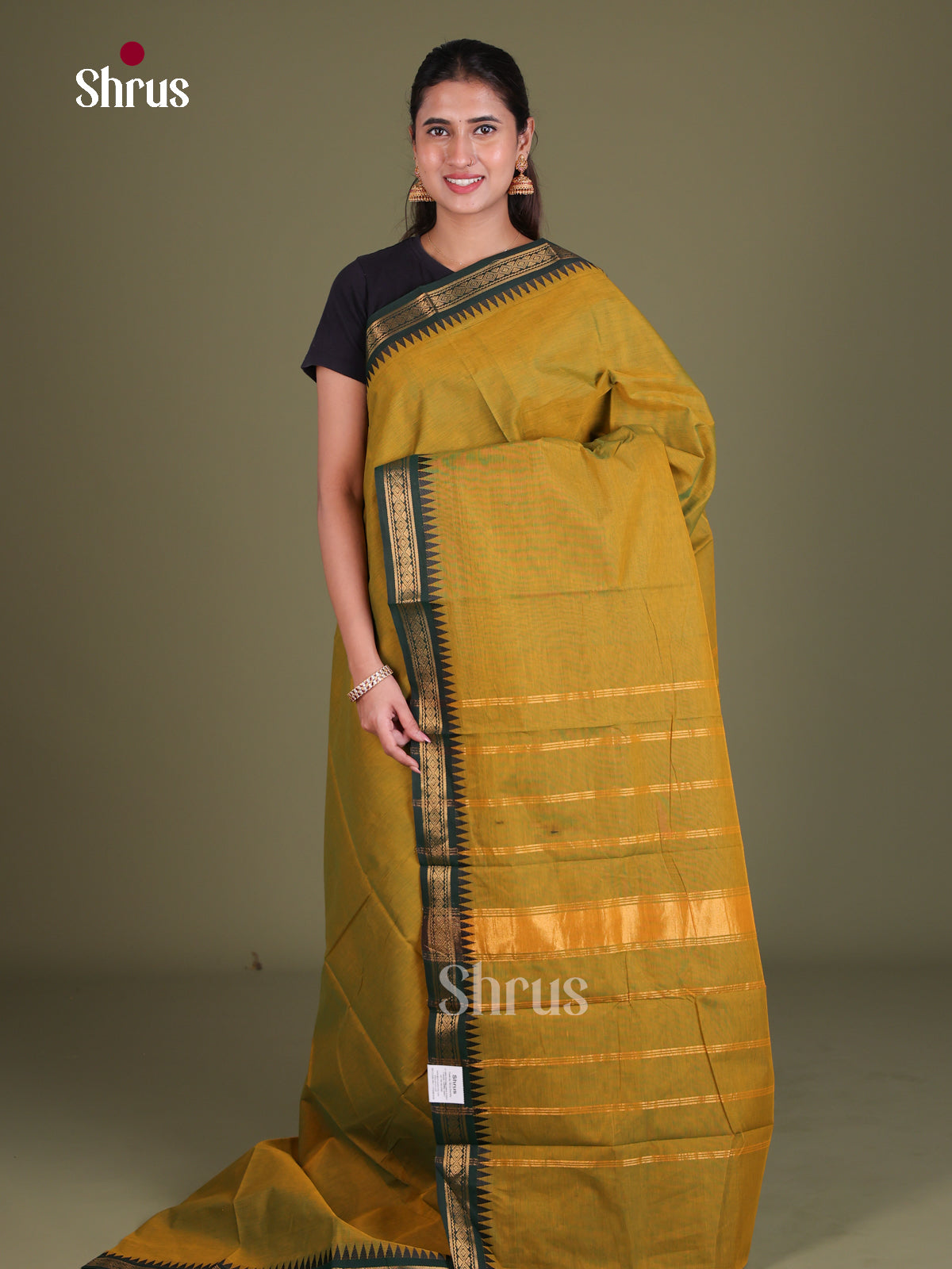 Chettinad Cotton Saree - EES18054 - Shop on Shrus.com