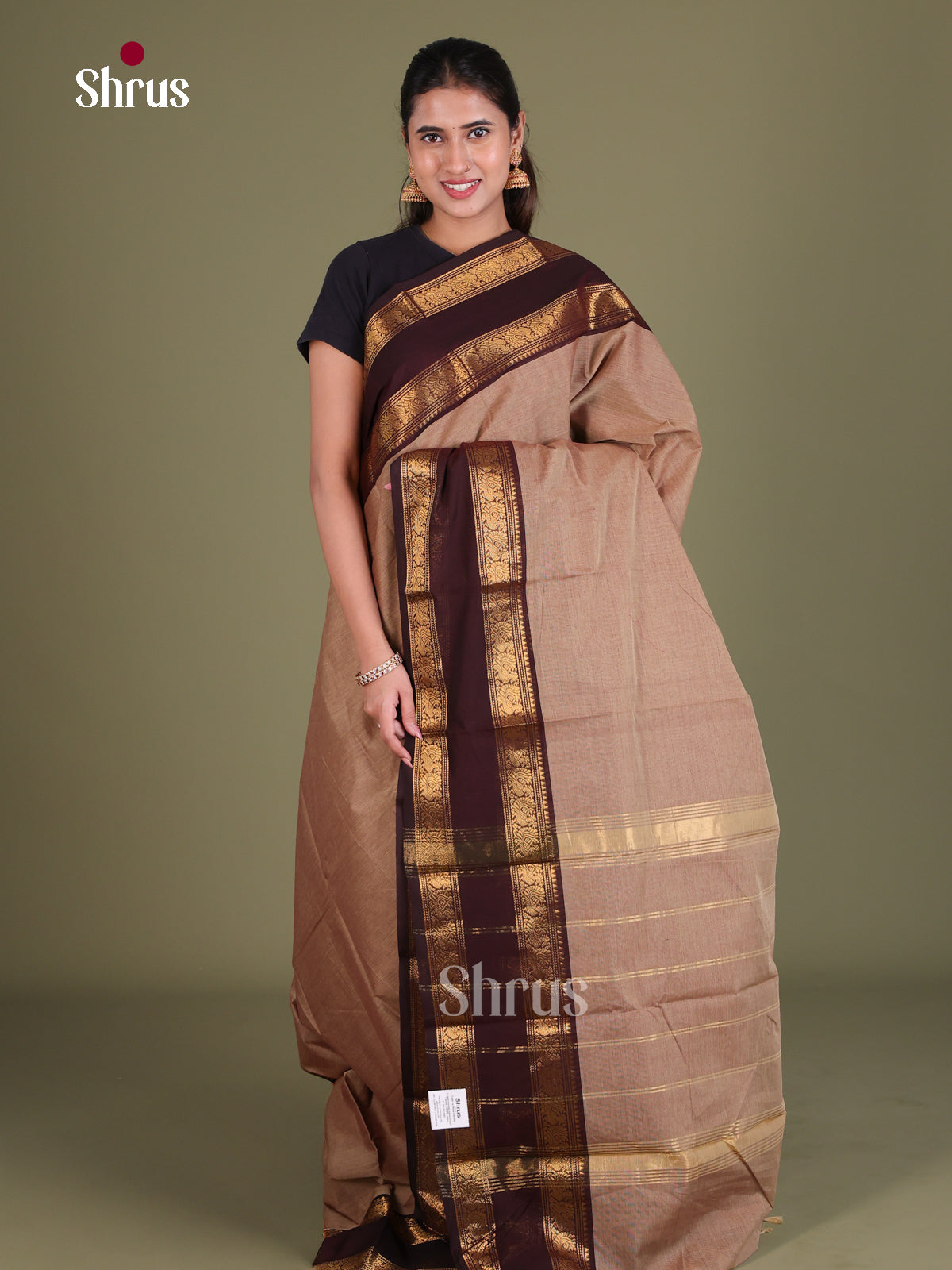 Chettinad Cotton Saree - EES18065 - Shop on Shrus.com
