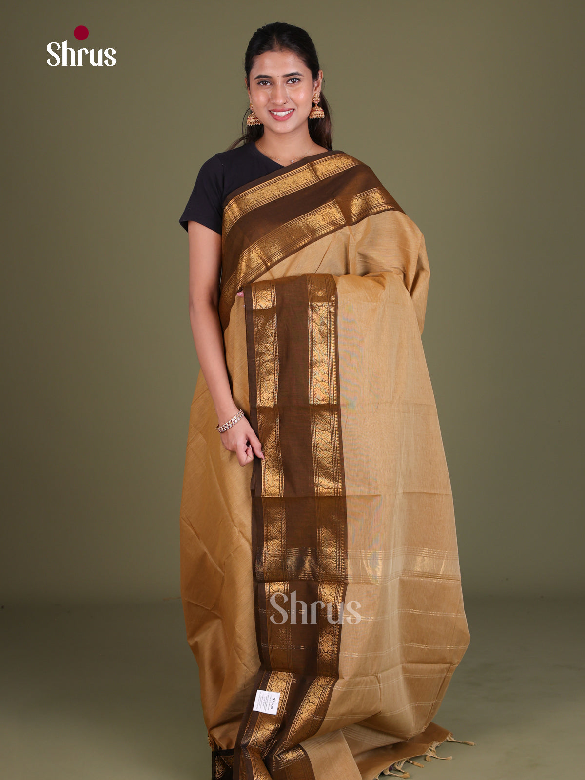 Chettinad Cotton Saree - EES18069 - Shop on Shrus.com