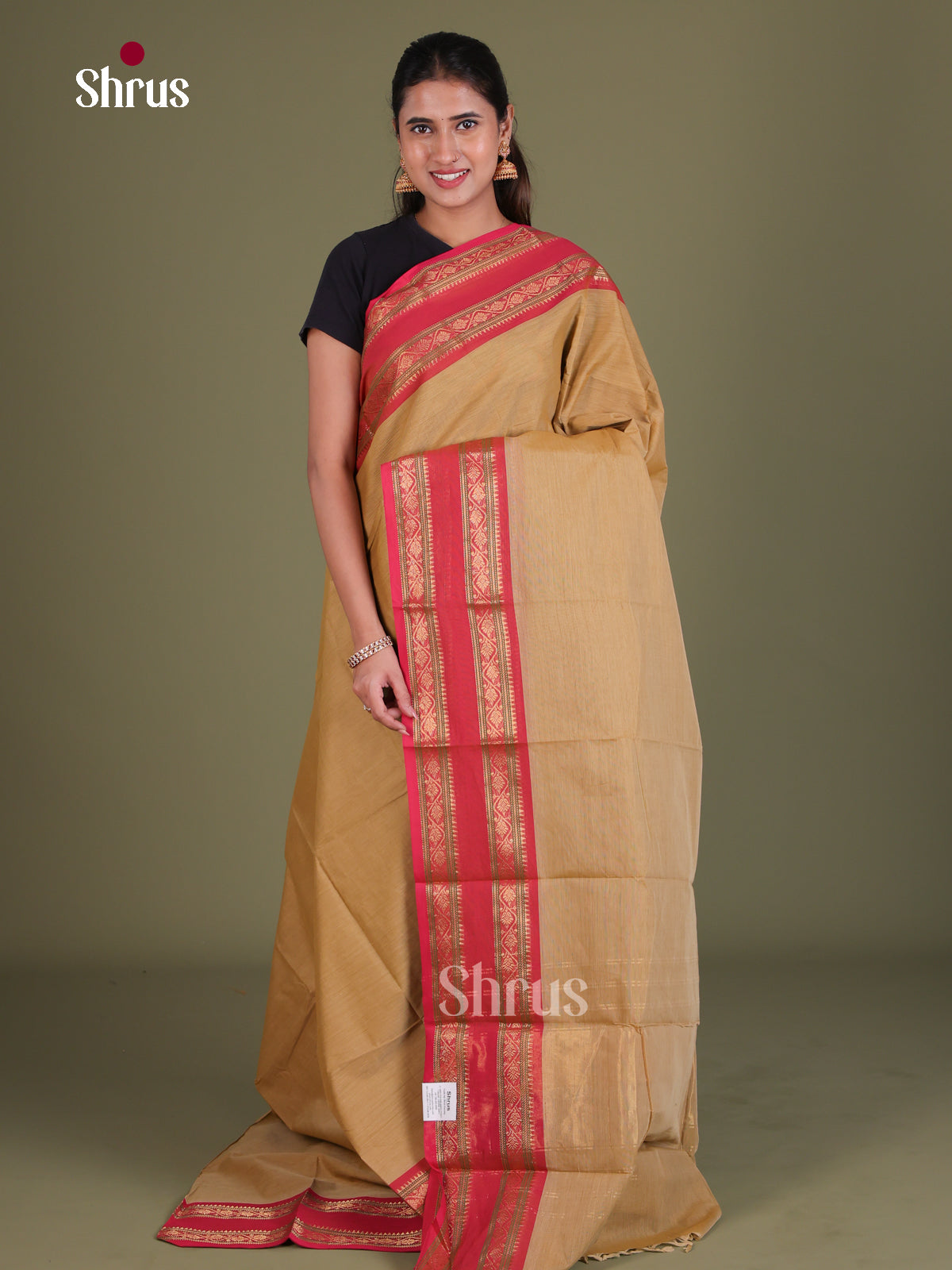 Chettinad Cotton Saree - EES18071 - Shop on Shrus.com