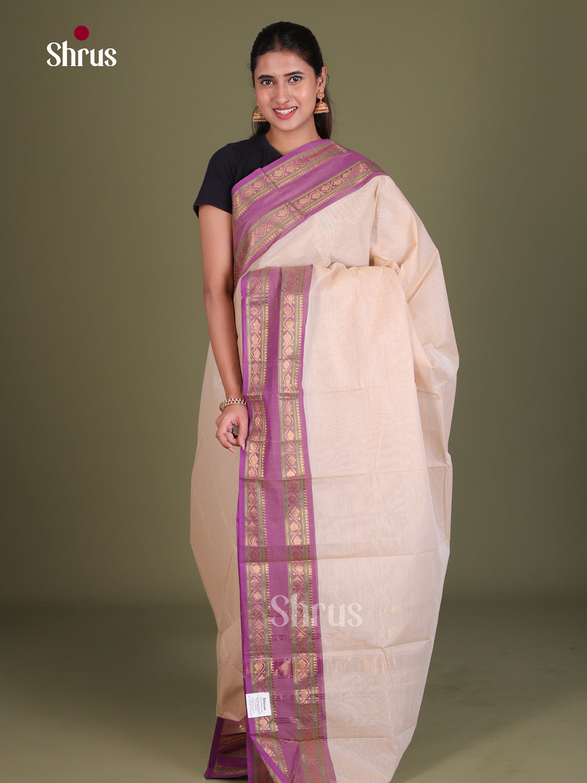 Chettinad Cotton Saree - EES18072 - Shop on Shrus.com