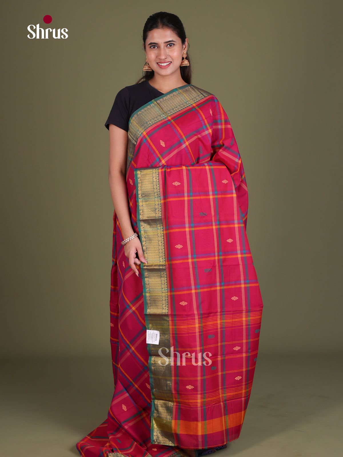 Chettinad Mix Cotton Saree - EES18132 - Shop on Shrus.com