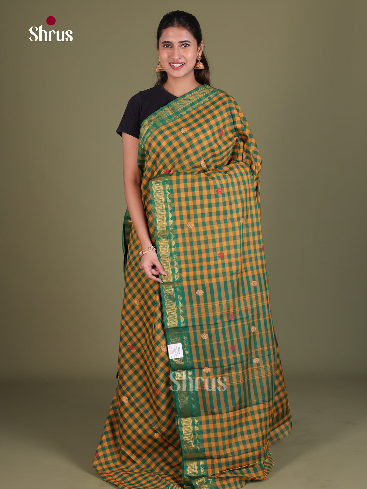 Chettinad Mix Cotton Saree - EES18137 - Shop on Shrus.com