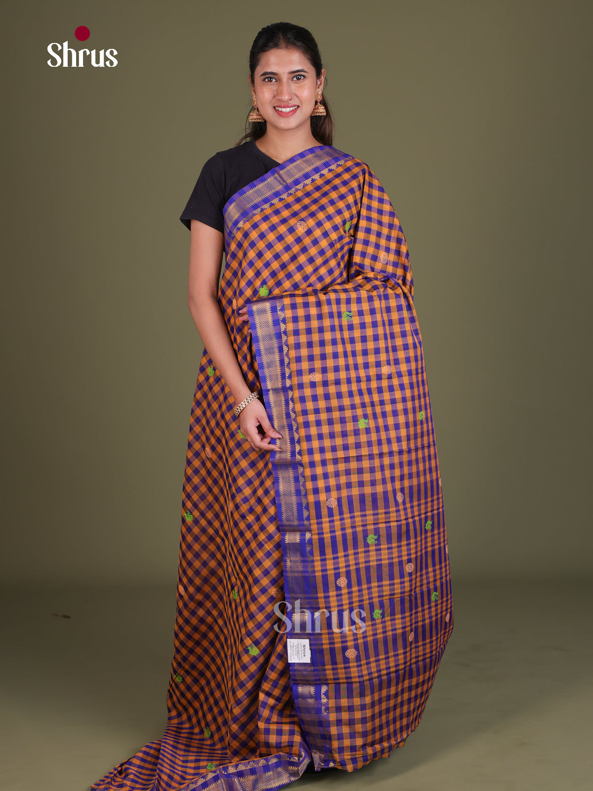 Chettinad Mix Cotton Saree - EES18140 - Shop on Shrus.com