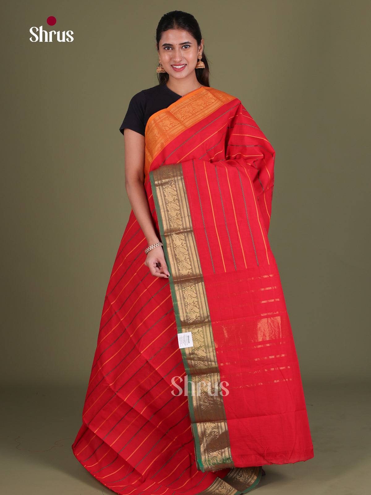 Chettinad Cotton Saree - EES18153 - Shop on Shrus.com