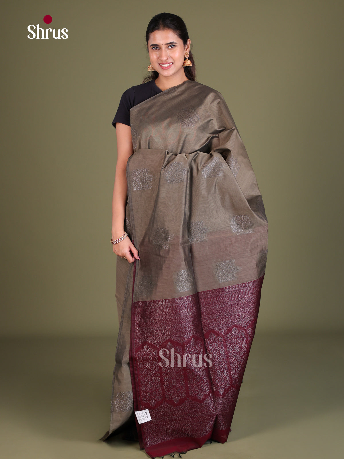 Semi Silkcotton Saree - EES19292