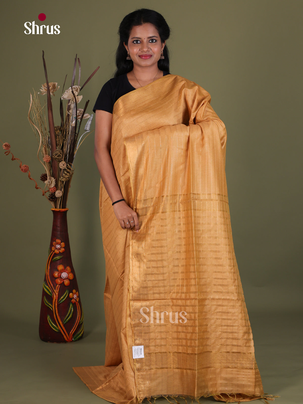 Semi Tussar Saree - EES21025