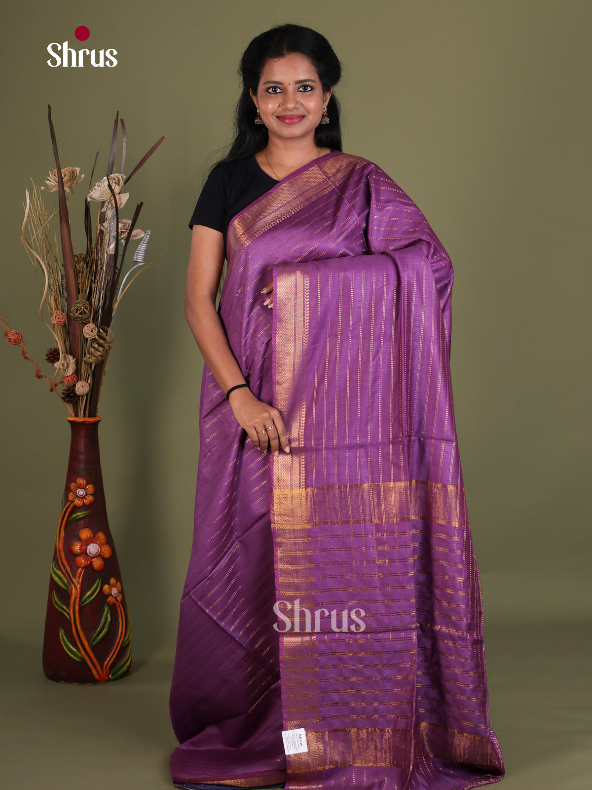 Semi Tussar Saree - EES21028