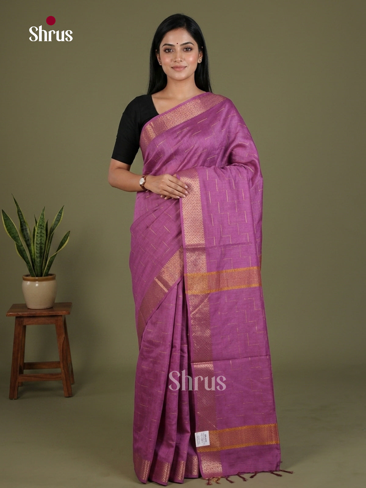 Semi Tussar Saree - EES21059