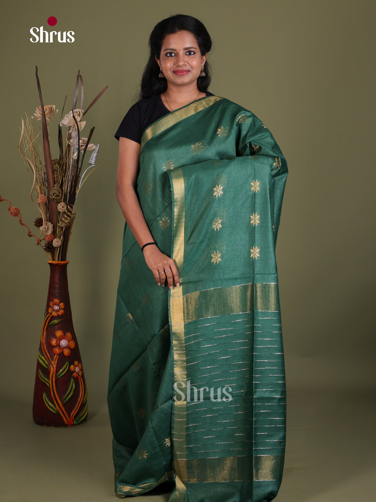 Semi Tussar Saree - EES21222