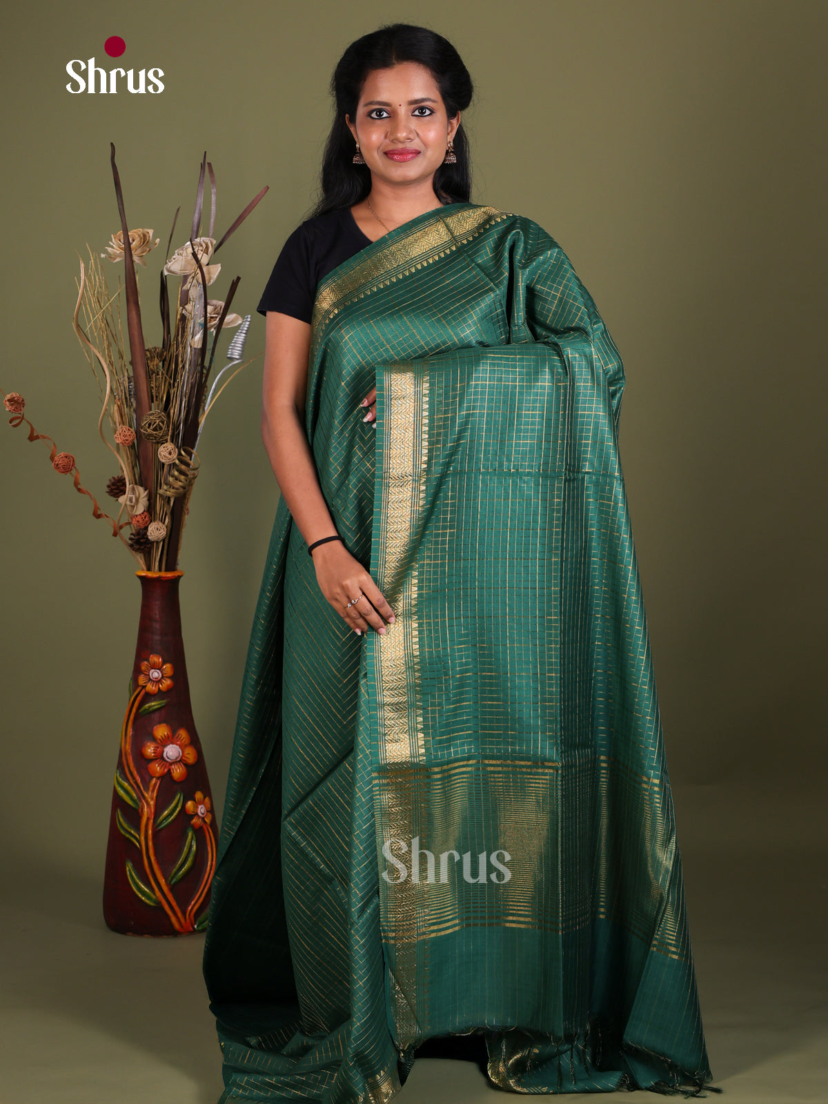 Semi Tussar Saree - EES21257