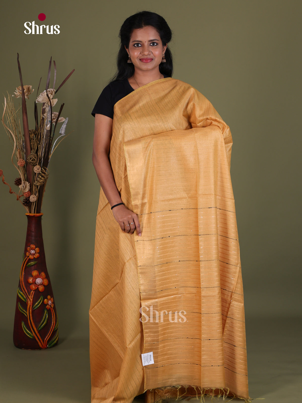 Semi Tussar Saree - EES21262