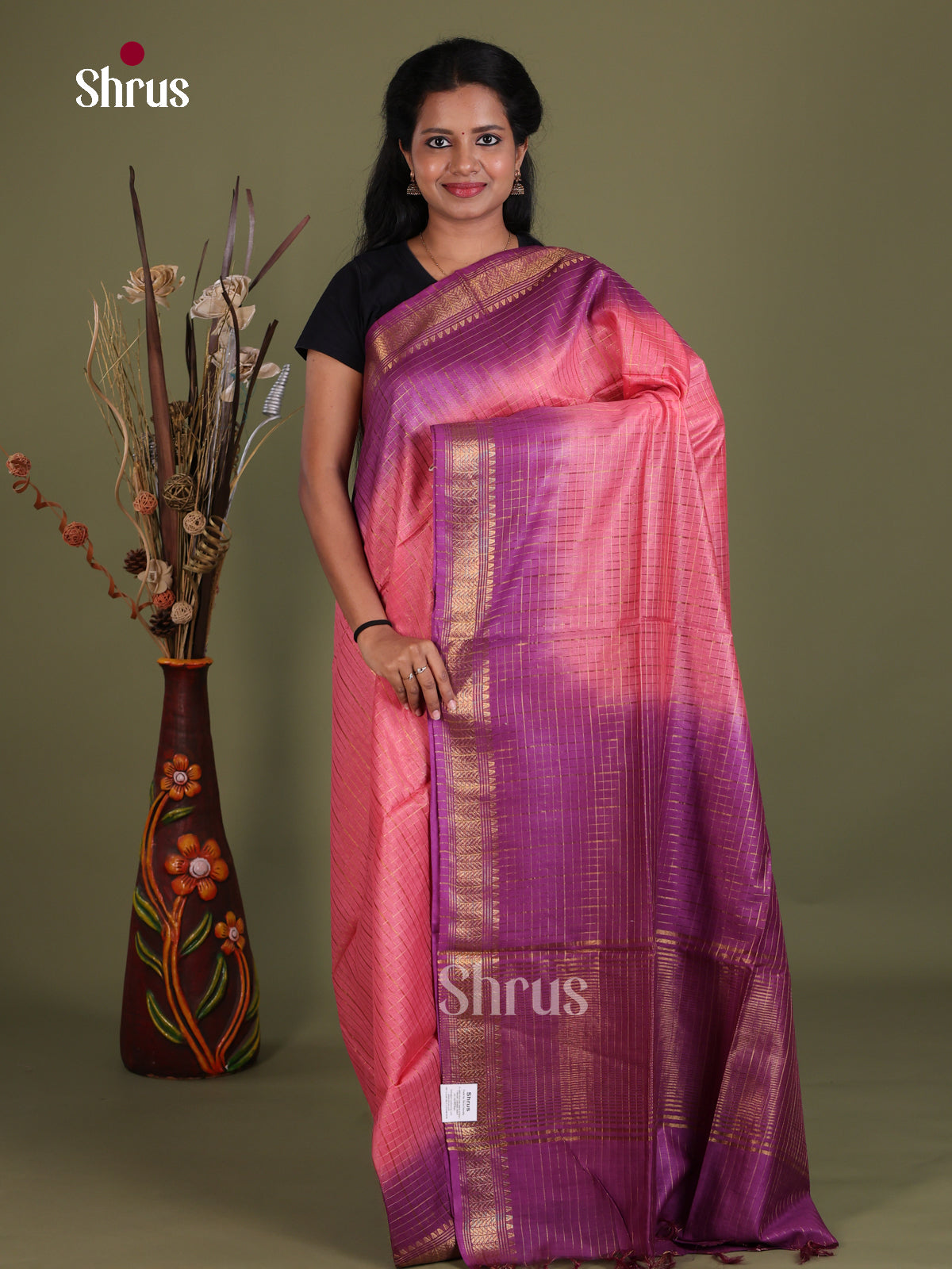 Semi Tussar Saree - EES21280