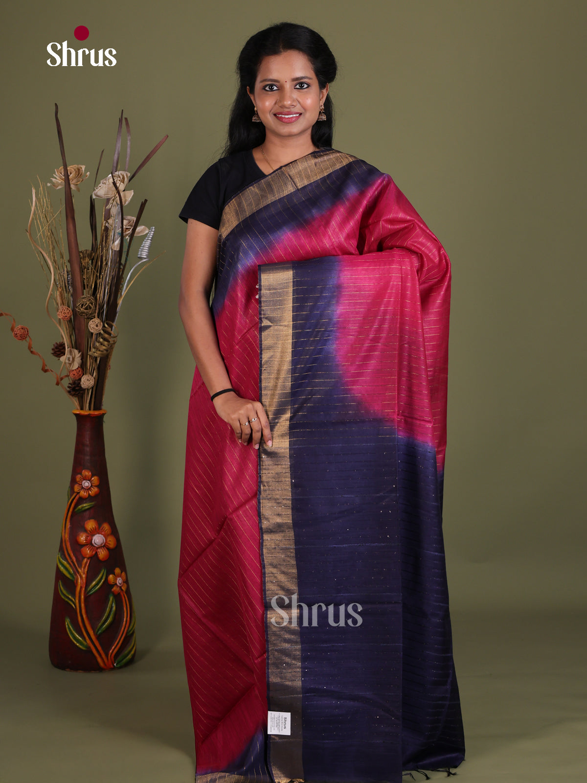 Semi Tussar Saree - EES21286