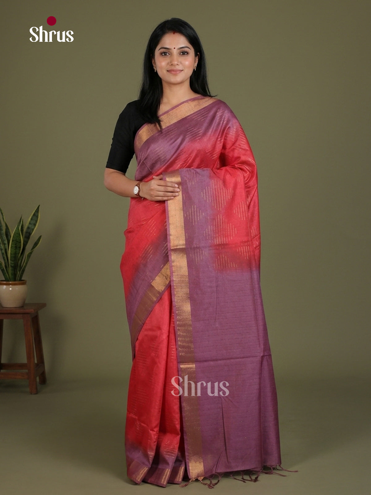 Linen Cotton Saree - EES21315