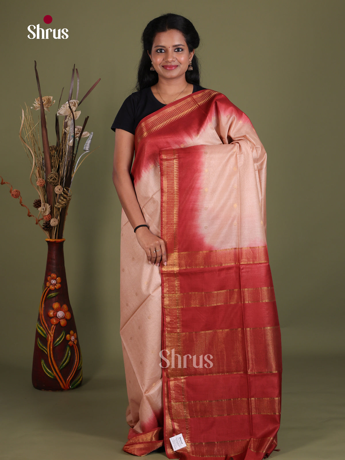 Semi Tussar Saree - EES21331