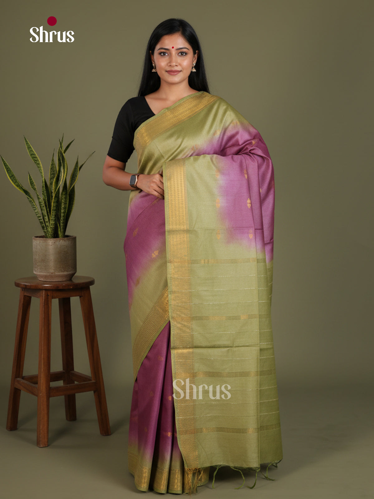 Semi Tussar Saree - EES21364