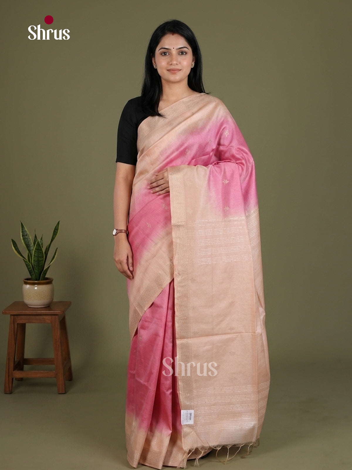 Semi Tussar Saree - EES21379