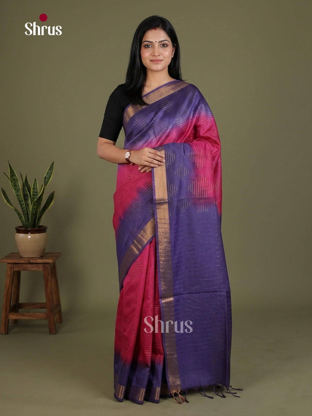 Semi Tussar Saree - EES21399