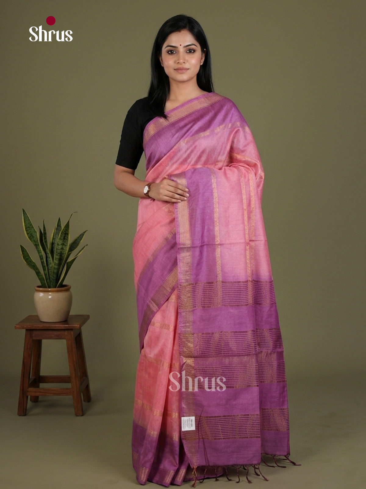 Semi Tussar Saree - EES21431
