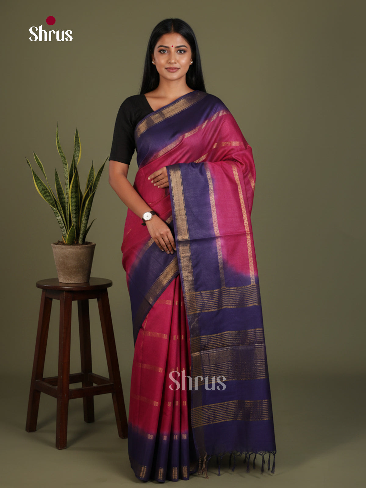 Semi Tussar Saree - EES21434