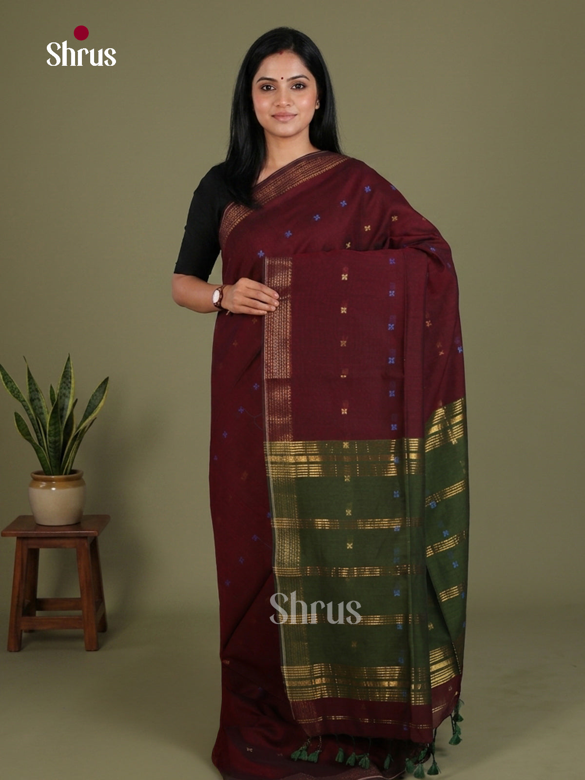 Bengal cotton Saree - EES21712