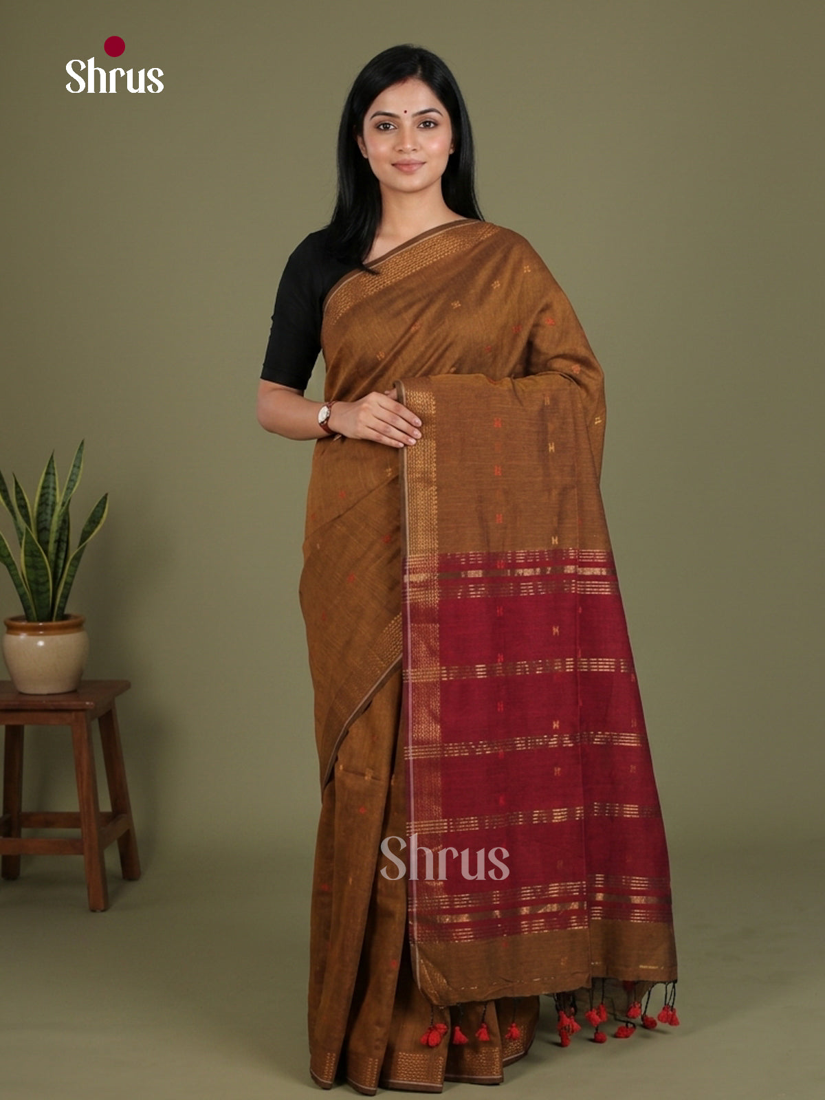 Bengal cotton Saree - EES21718
