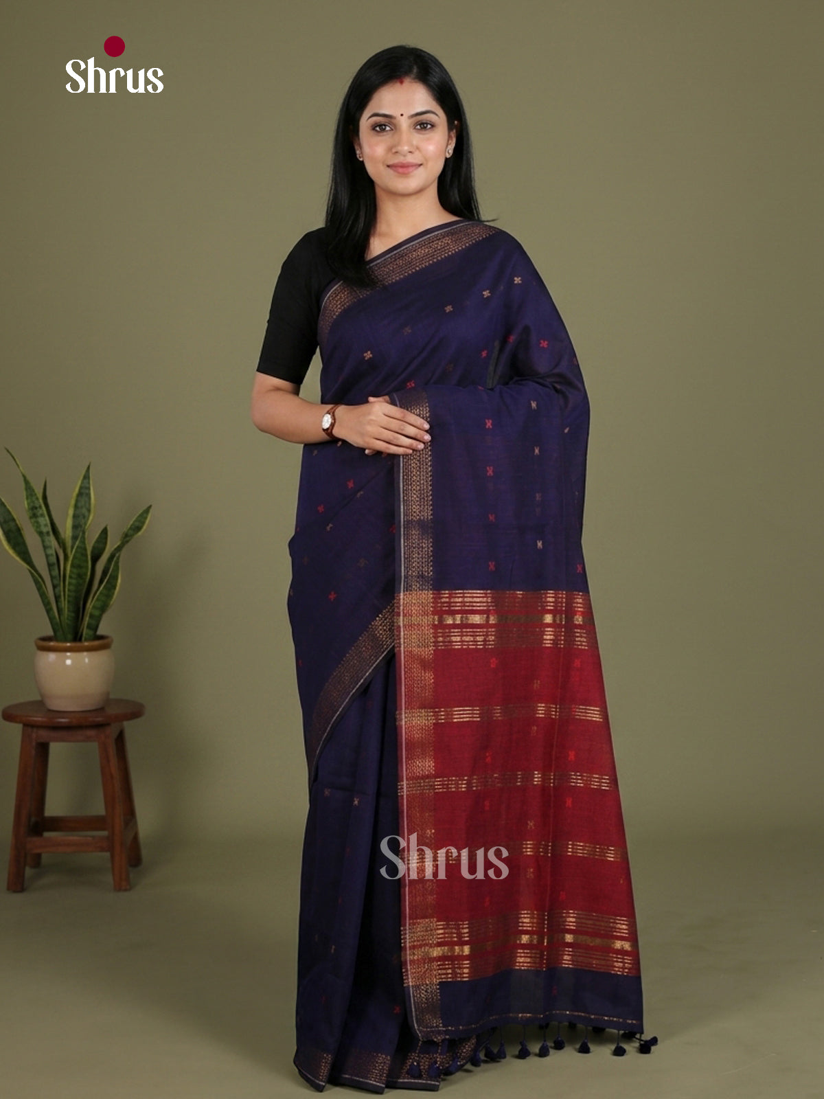 Bengal cotton Saree - EES21720