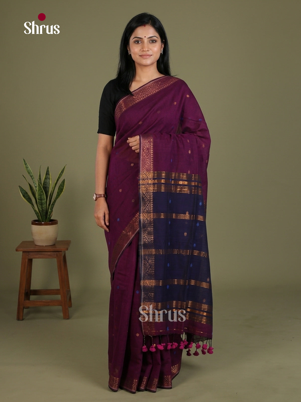 Bengal cotton Saree - EES21744