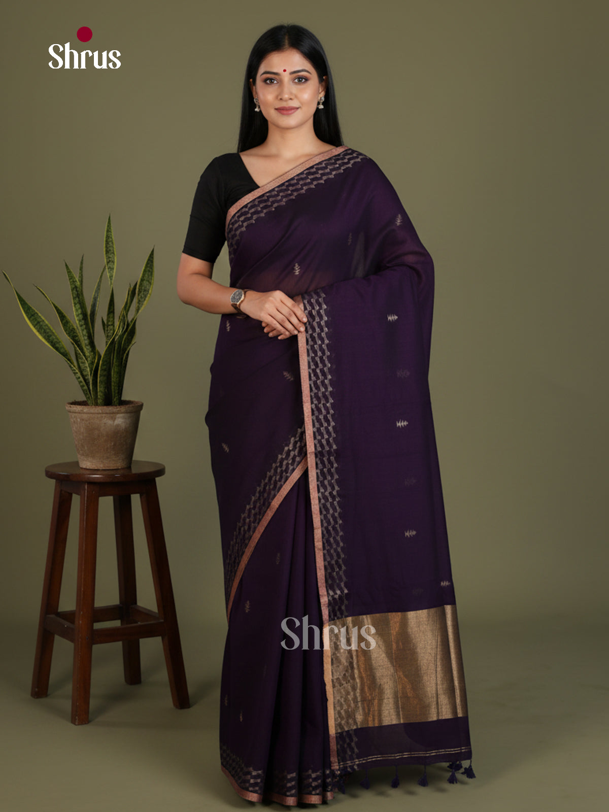Bengal cotton Saree - EES21758