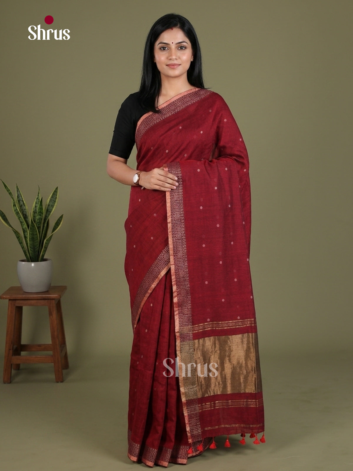 Bengal cotton Saree - EES21759
