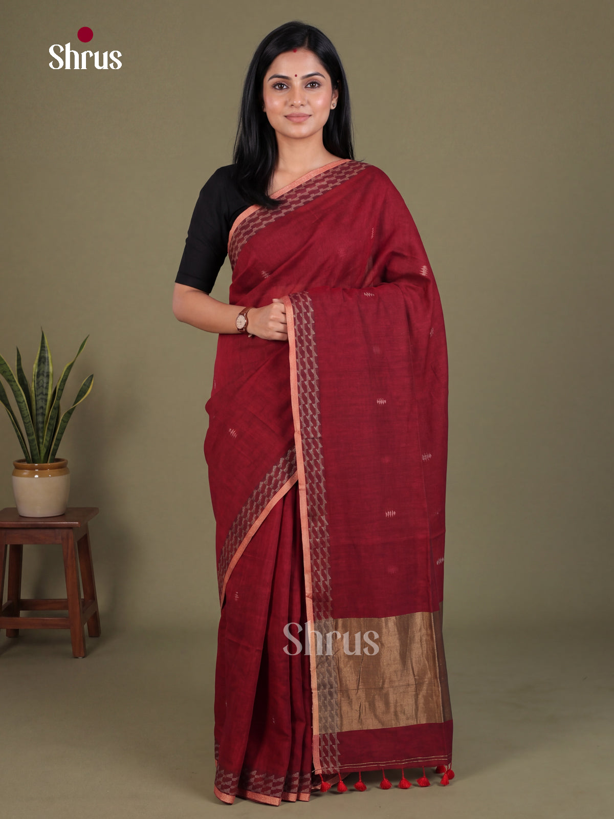 Bengal cotton Saree - EES21764