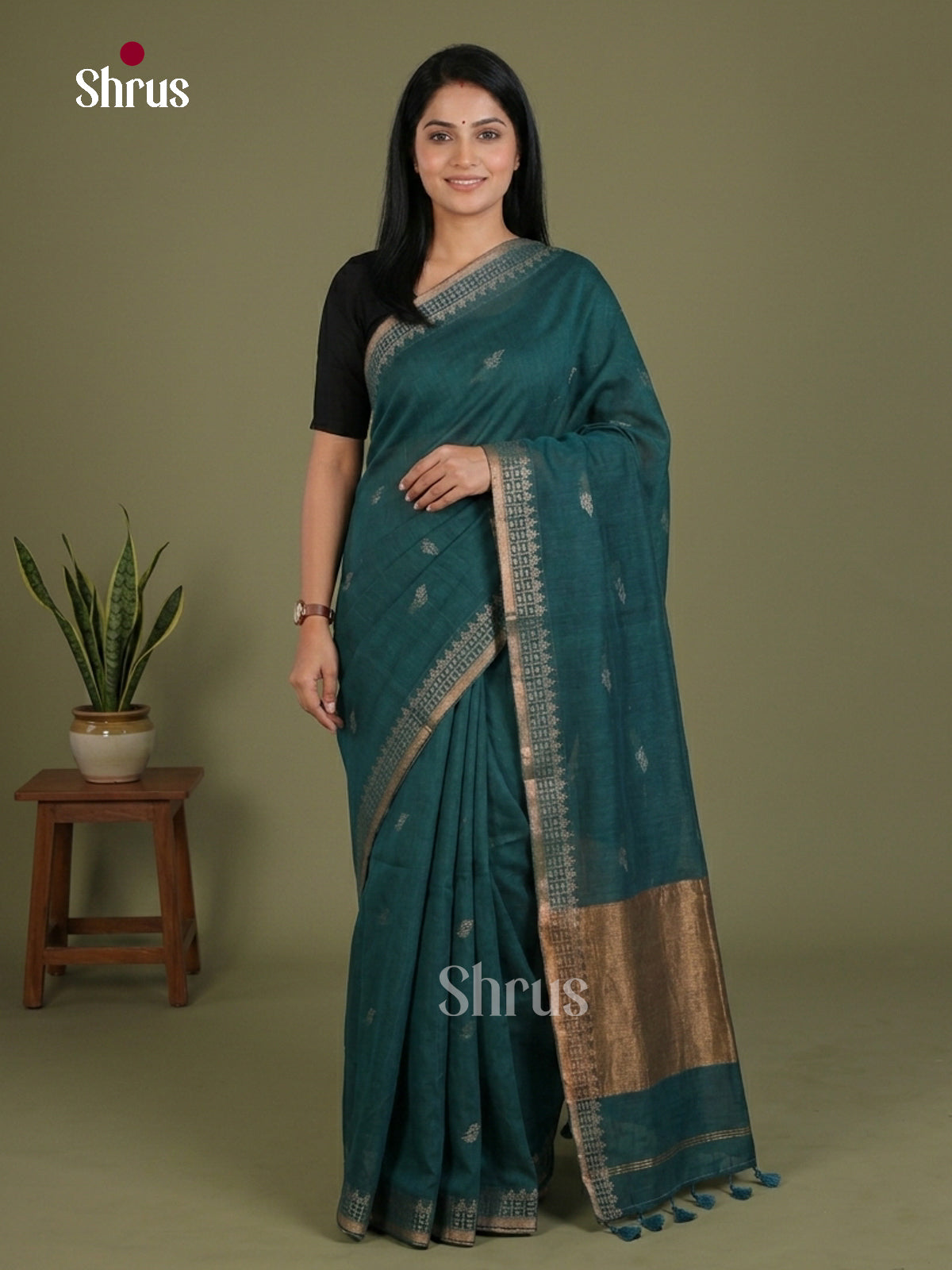 Bengal cotton Saree - EES21770