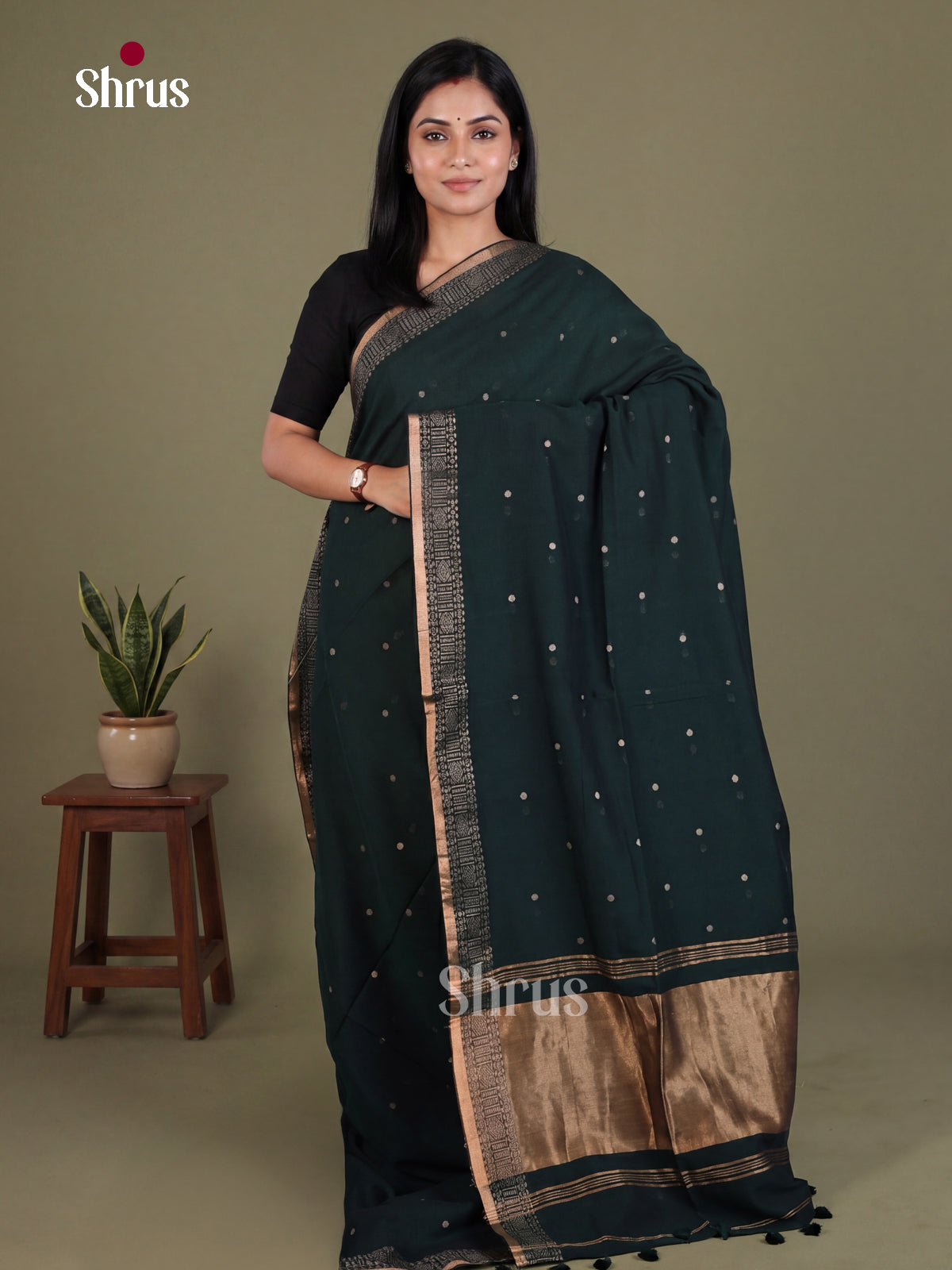 Bengal cotton Saree - EES21772