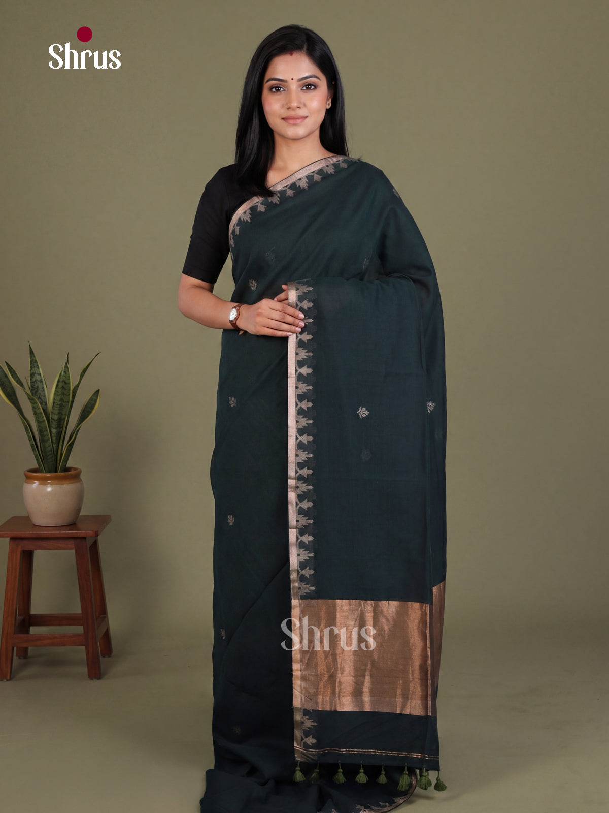 Bengal cotton Saree - EES21773