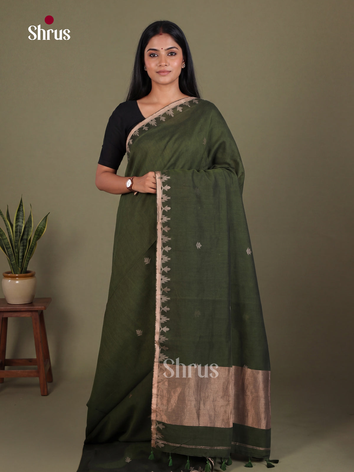 Bengal cotton Saree - EES21774