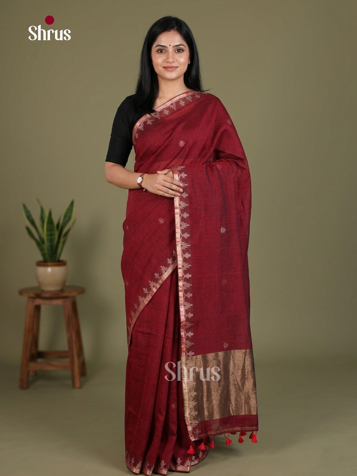 Bengal cotton Saree - EES21776