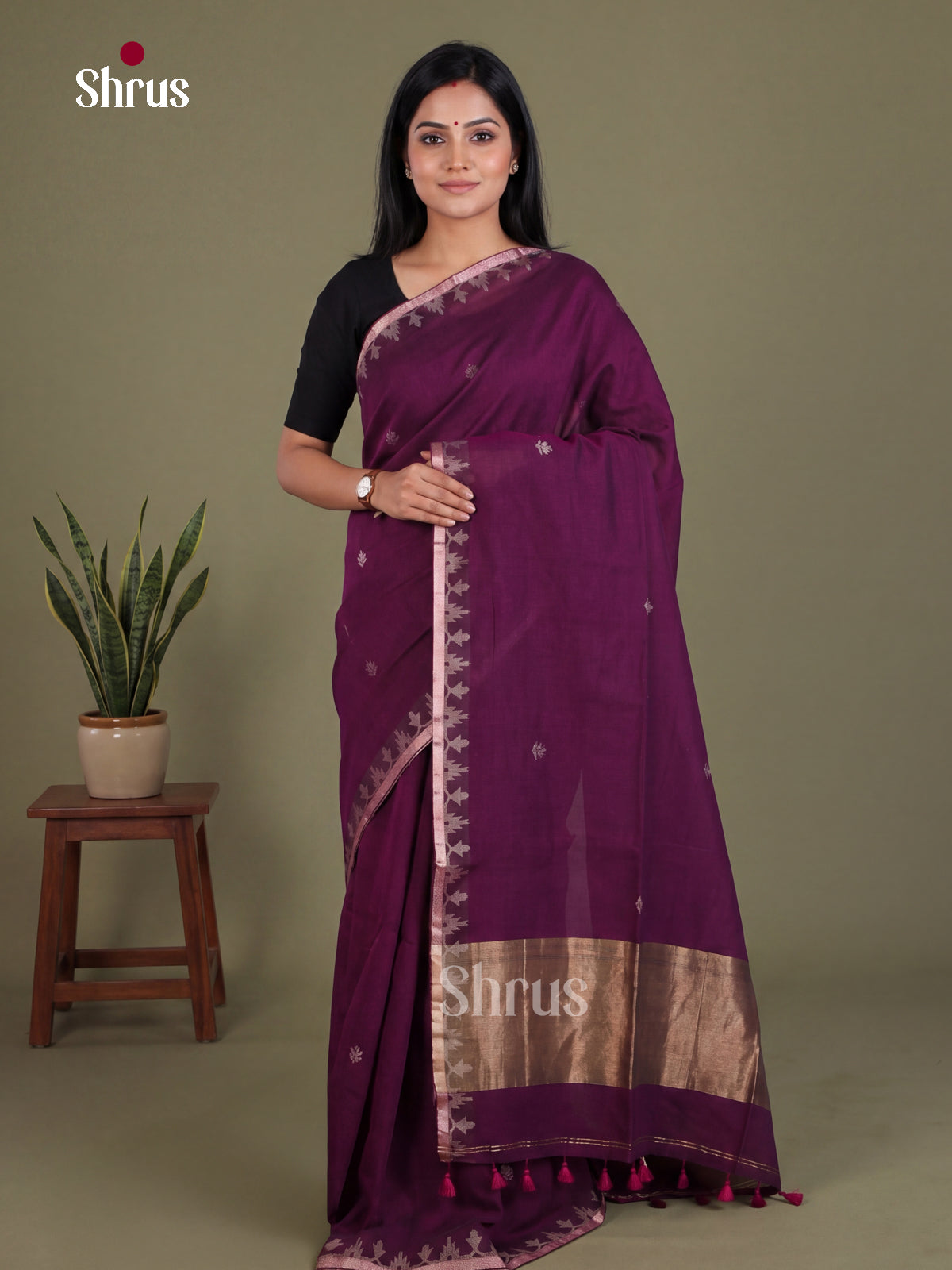 Bengal cotton Saree - EES21785