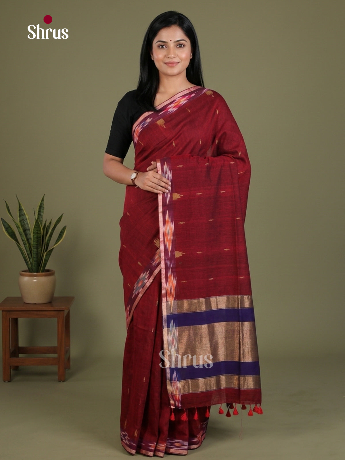 Bengal cotton Saree - EES21822