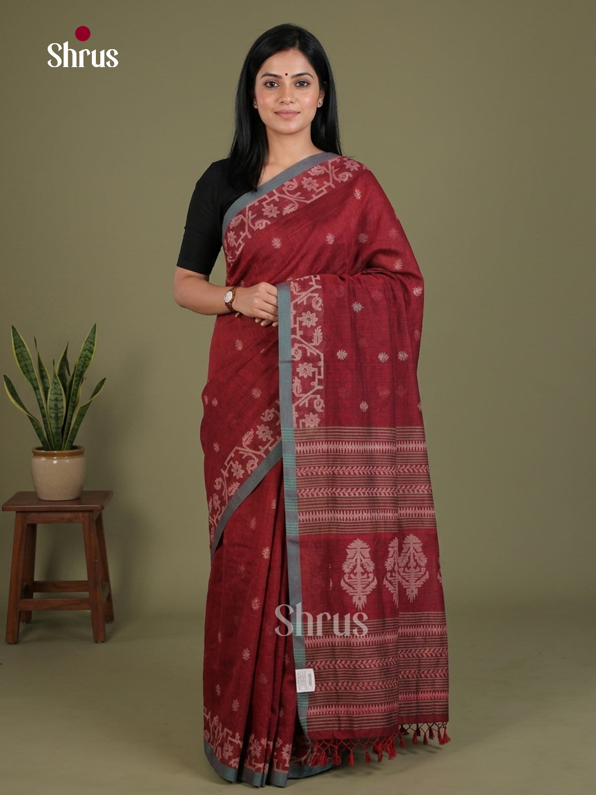 Bengal cotton Saree - EES21834