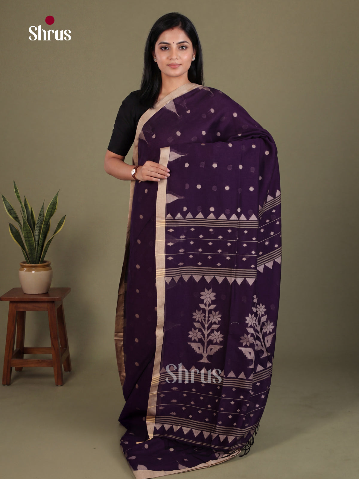 Bengal cotton Saree - EES21840