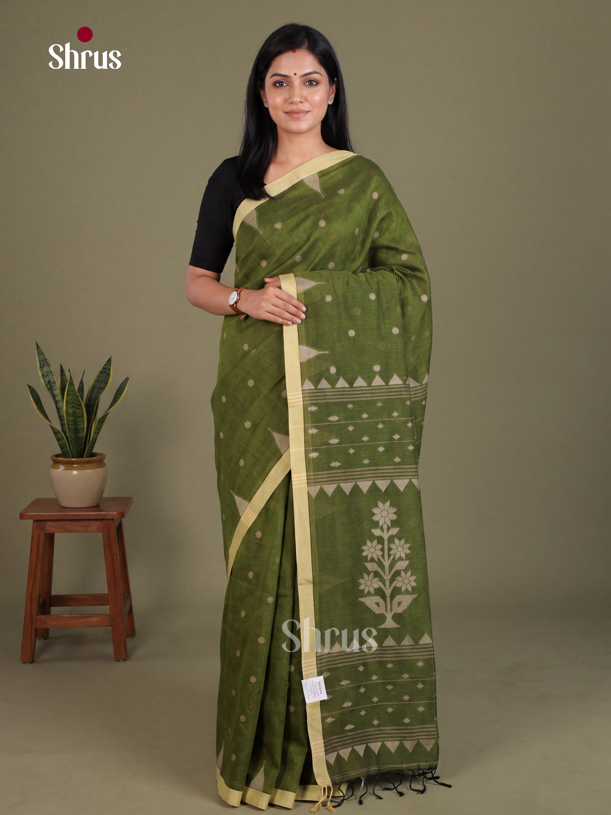 Bengal cotton Saree - EES21845