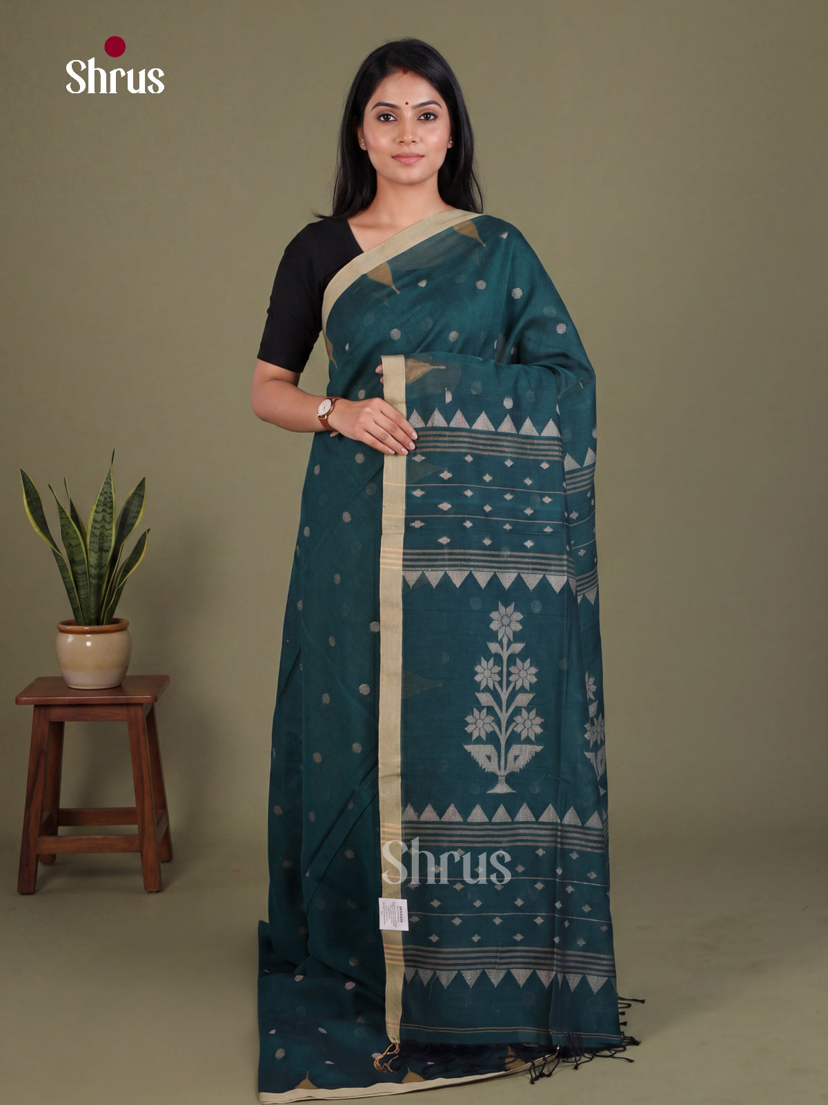 Bengal cotton Saree - EES21846