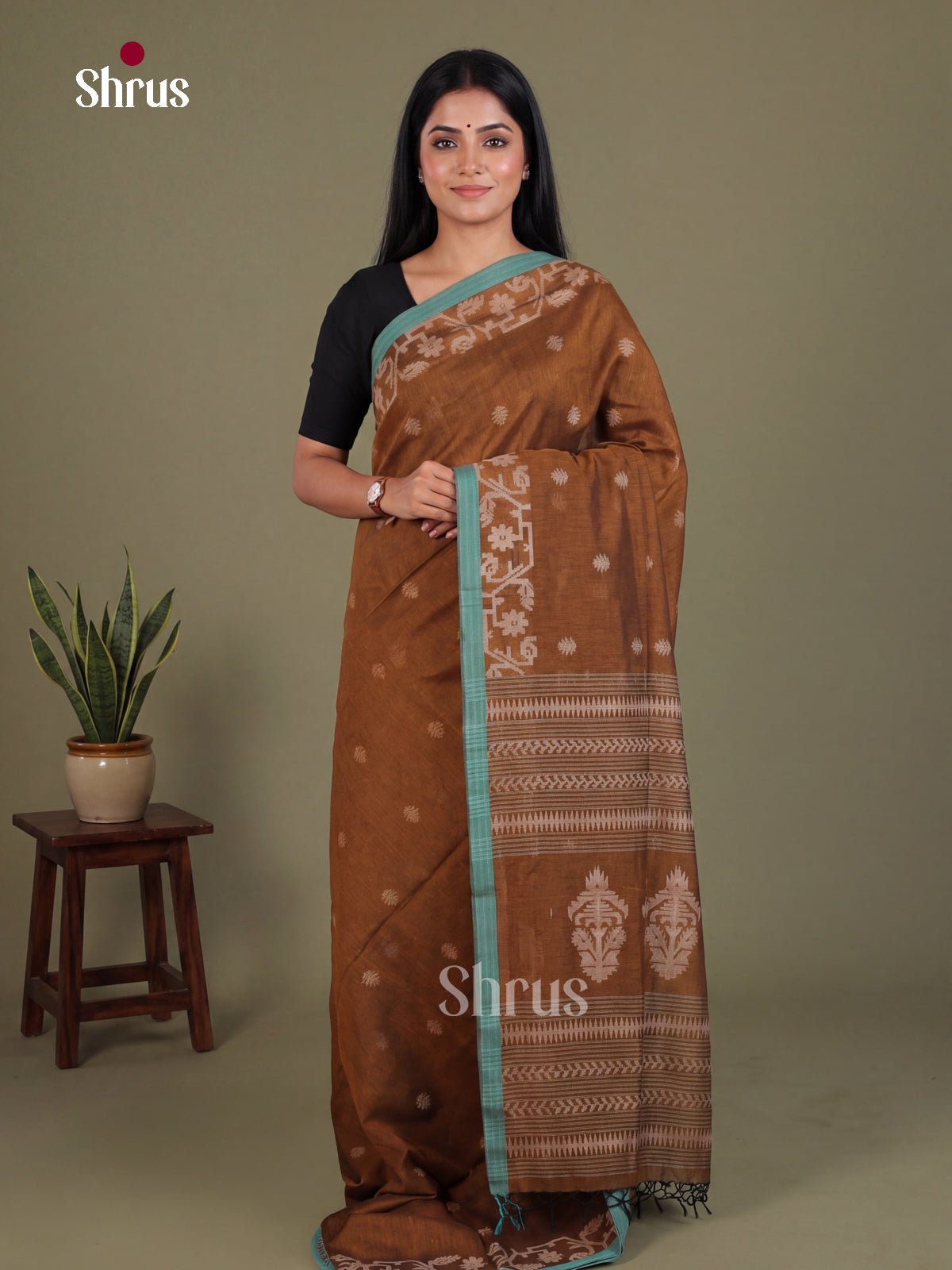 Bengal cotton Saree - EES21848