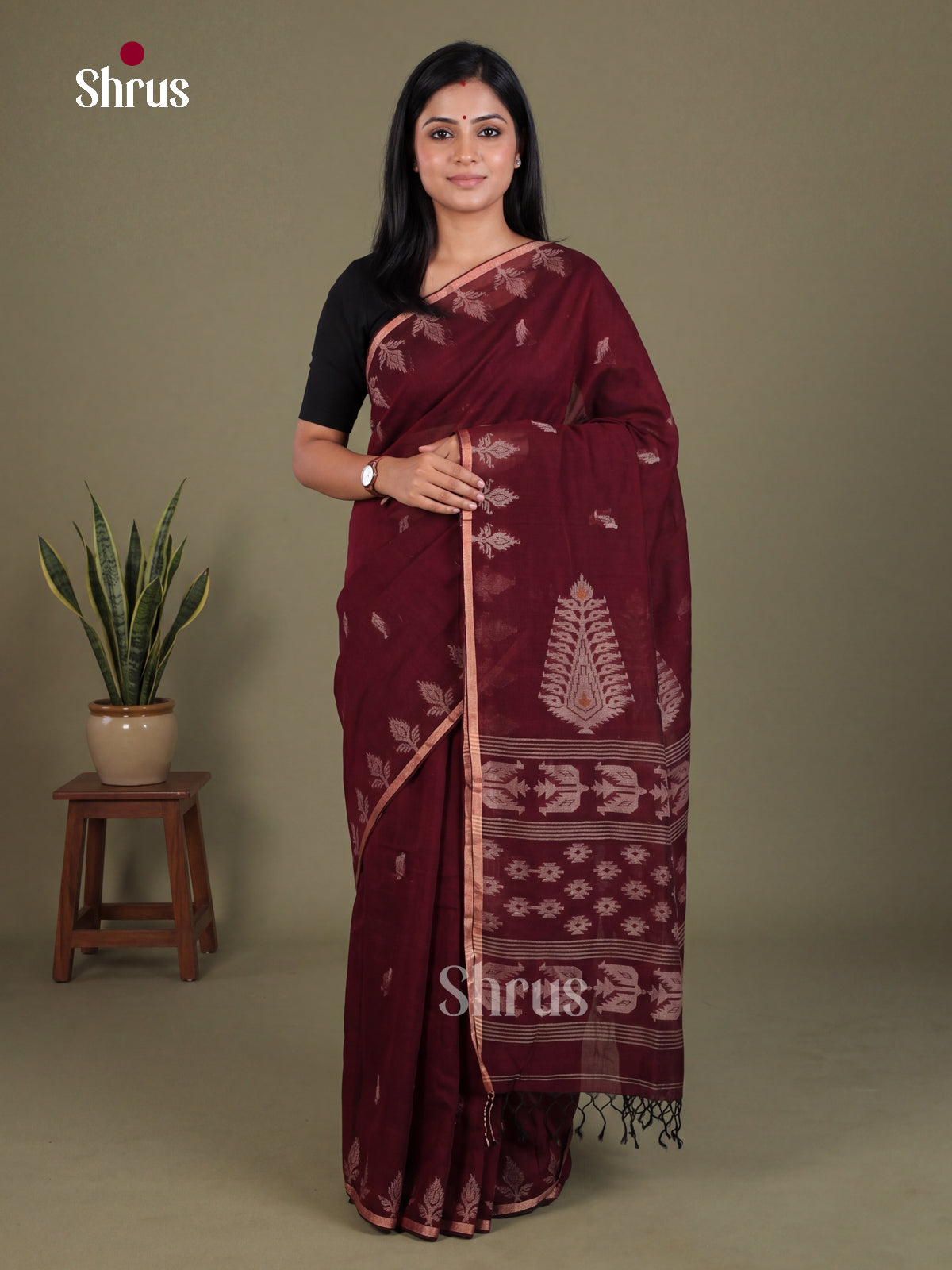 Bengal cotton Saree - EES21859