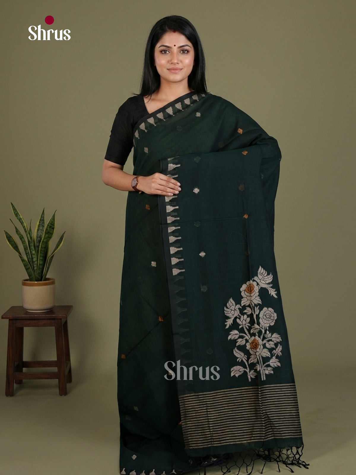 Bengal cotton Saree - EES21872