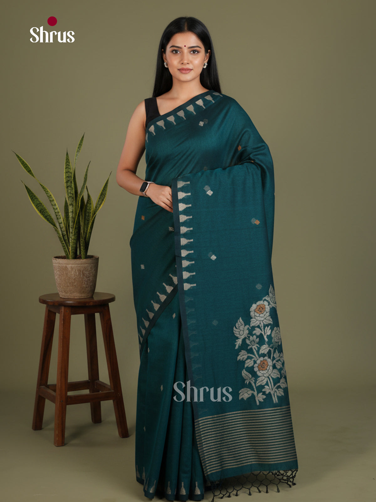 Bengal cotton Saree - EES21876