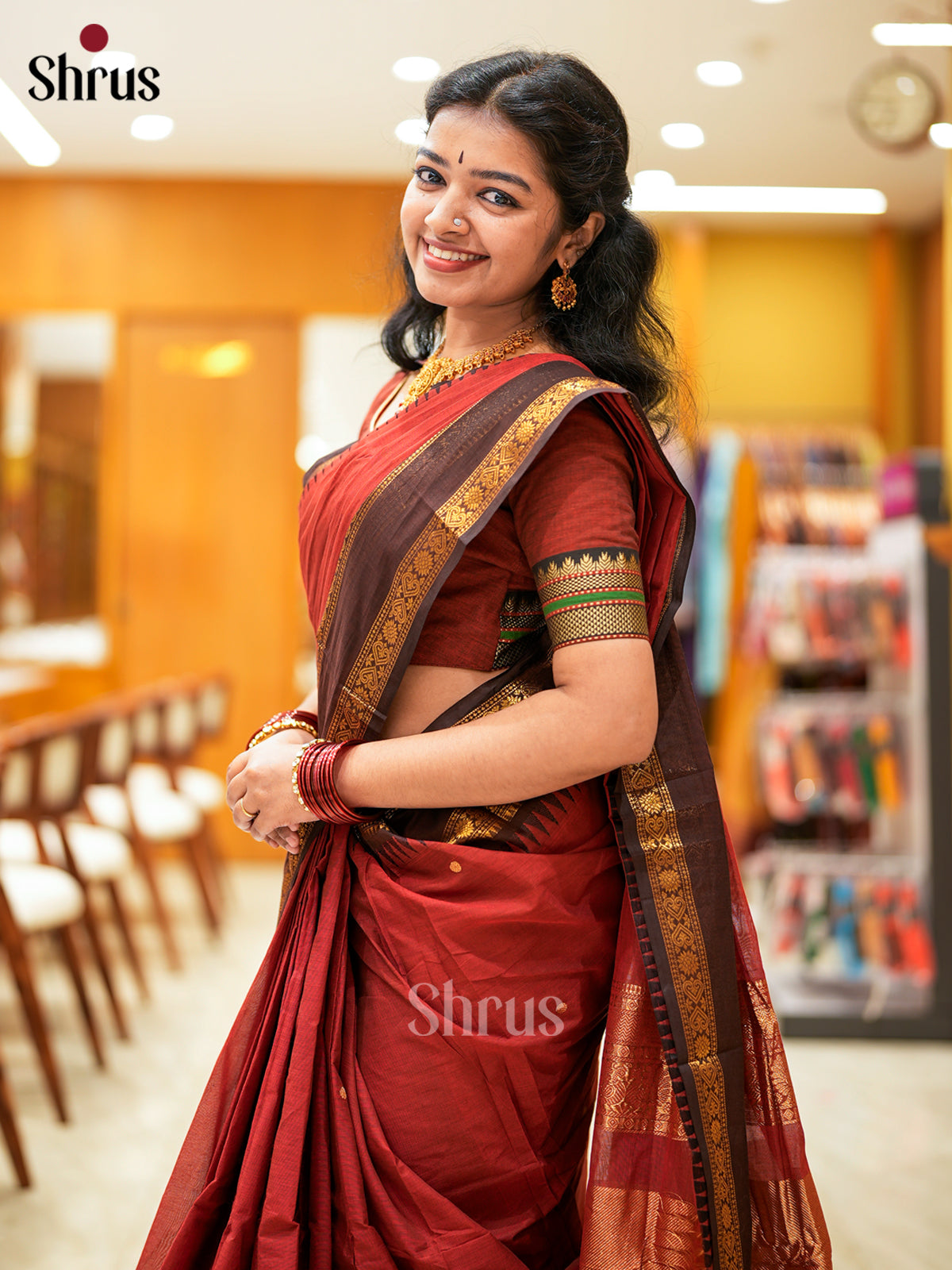Chettinad Cotton Saree - EES22053